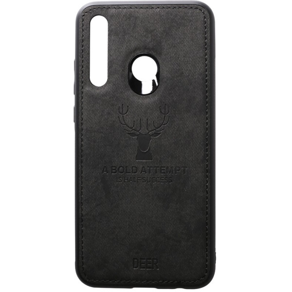

Чехол-накладка TOTO Deer Shell With Leather Effect Case Huawei P Smart+ 2019 Black (bz_F_93657)