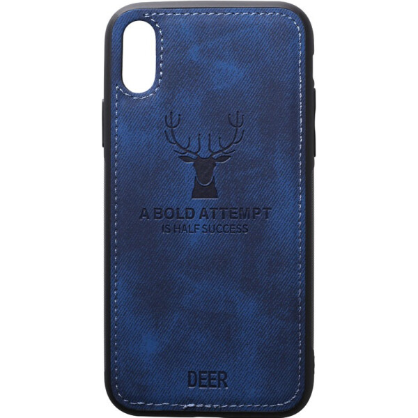 

Чехол-накладка TOTO Deer Shell With Leather Effect Case Apple iPhone X/Xs Dark Blue (bz_F_93623)