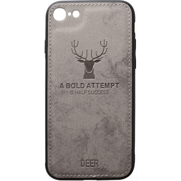 

Чехол-накладка TOTO Deer Shell With Leather Effect Case Apple iPhone 7/8 Grey (bz_F_93394)