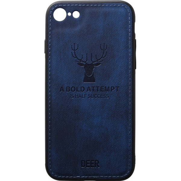 

Чехол-накладка TOTO Deer Shell With Leather Effect Case Apple iPhone 7/8 Dark Blue (bz_F_93393)