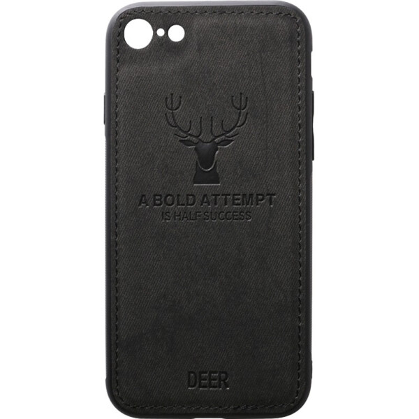 

Чехол-накладка TOTO Deer Shell With Leather Effect Case Apple iPhone 7/8 Black (bz_F_93389)