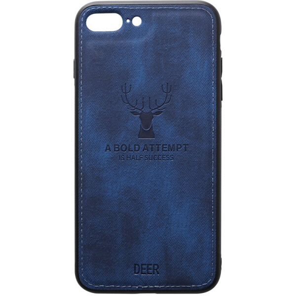 

Чехол-накладка TOTO Deer Shell With Leather Effect Case Apple iPhone 7 Plus/8 Plus Dark Blue (bz_F_93515)