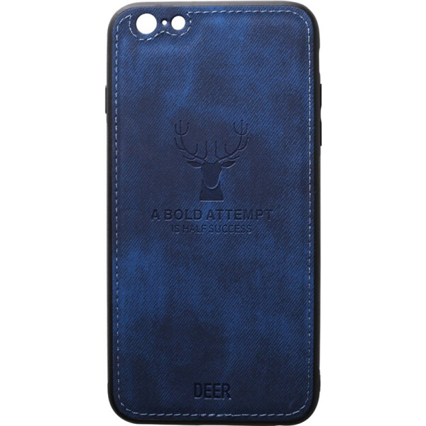 

Чехол-накладка TOTO Deer Shell With Leather Effect Case Apple iPhone 6/6s Dark Blue (bz_F_93200)