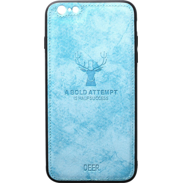 

Чехол-накладка TOTO Deer Shell With Leather Effect Case Apple iPhone 6/6s Blue (bz_F_93351)
