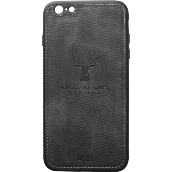 

Чехол-накладка TOTO Deer Shell With Leather Effect Case Apple iPhone 6/6s Black (bz_F_93350)
