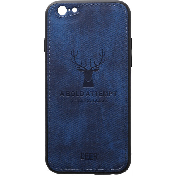 

Чехол-накладка TOTO Deer Shell With Leather Effect Case Apple iPhone 6 Plus/6s Plus Dark Blue (bz_F_93357)