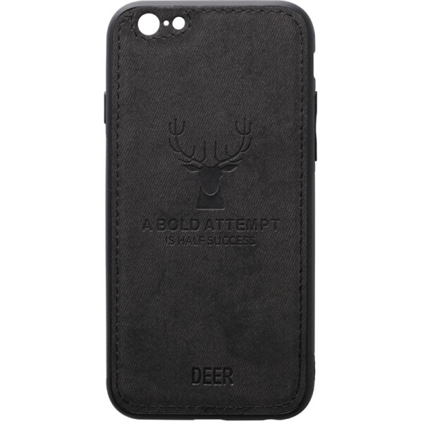 

Чехол-накладка TOTO Deer Shell With Leather Effect Case Apple iPhone 6 Plus/6s Plus Black (bz_F_93382)