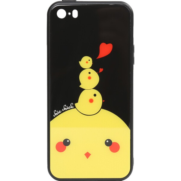

Чехол-накладка TOTO Cartoon Print Glass Case Apple iPhone 5/5s/SE Chicken Chick (bz_F_93120)