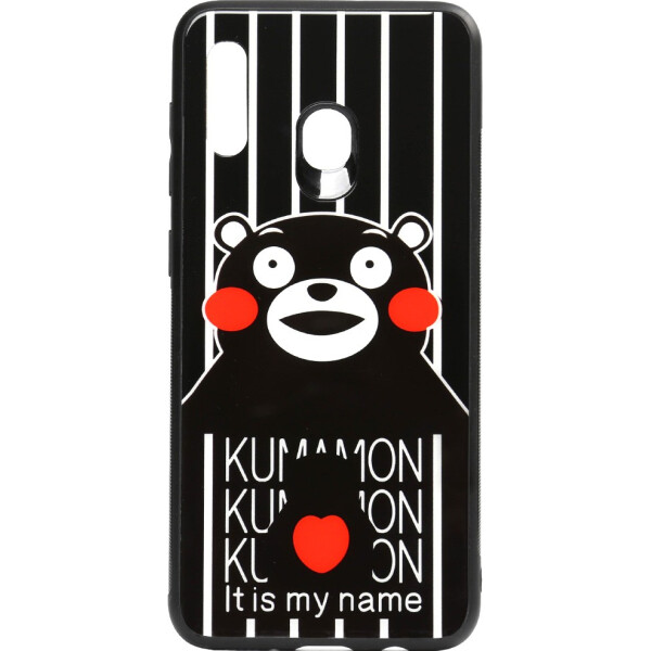 

Чехол-накладка TOTO Cartoon Print Glass Case Samsung Galaxy A20/A30 Kumamon (bz_F_93125)