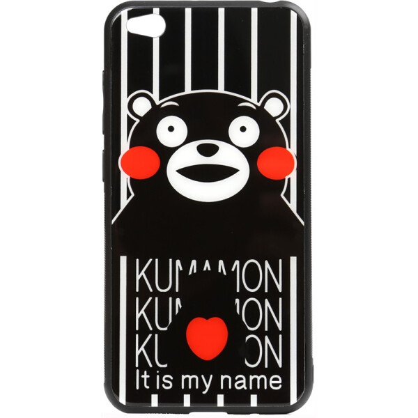 

Чехол-накладка TOTO Cartoon Print Glass Case Xiaomi Redmi Go Kumamon (bz_F_93140)