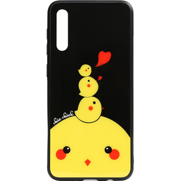 

Чехол-накладка TOTO Cartoon Print Glass Case Samsung Galaxy A70 Chicken Chick (bz_F_93156)