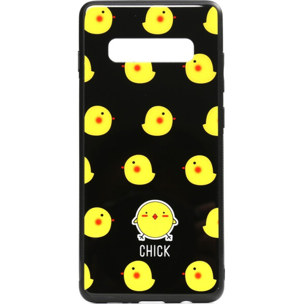 

Чехол-накладка TOTO Cartoon Print Glass Case Samsung Galaxy S10e Chick (bz_F_93176)