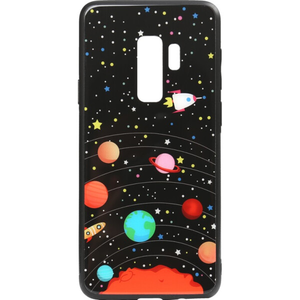 

Чехол-накладка TOTO Cartoon Print Glass Case Samsung Galaxy S9+ Planets (bz_F_93338)