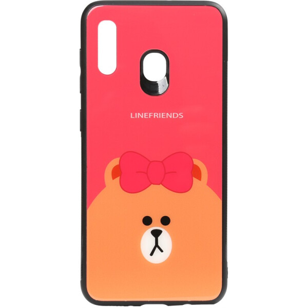 

Чехол-накладка TOTO Cartoon Print Glass Case Huawei Y7 2019 Line friends Brown (bz_F_93419)