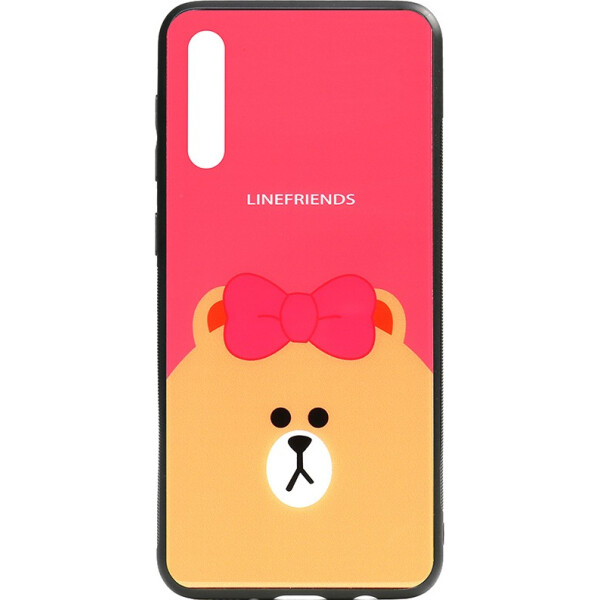 

Чехол-накладка TOTO Cartoon Print Glass Case Samsung Galaxy A70 Line friends Brown (bz_F_93425)
