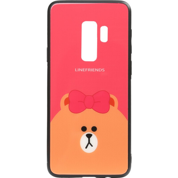 

Чехол-накладка TOTO Cartoon Print Glass Case Samsung Galaxy S9+ Line friends Brown (bz_F_93432)