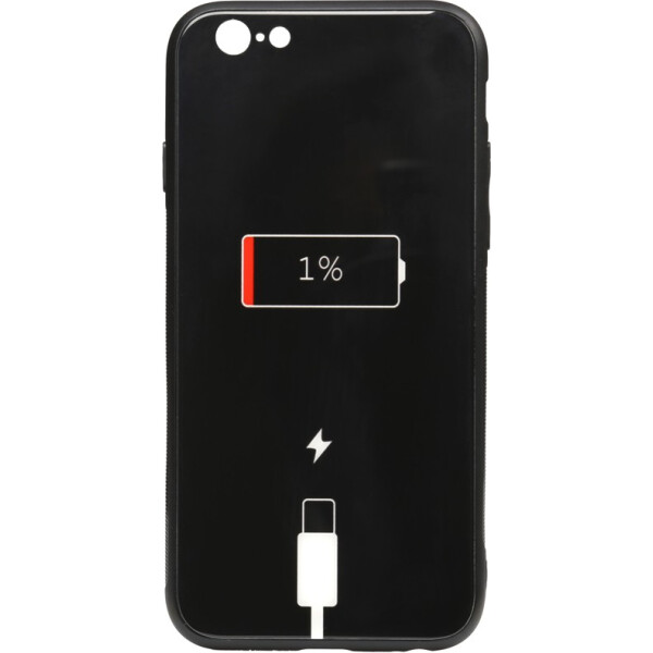 

Чехол-накладка TOTO Cartoon Print Glass Case Apple iPhone 6/6s Battery Charge (bz_F_93474)
