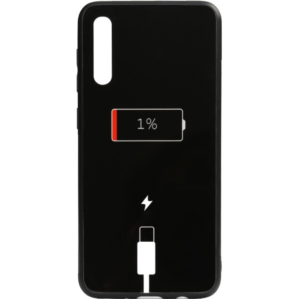

Чехол-накладка TOTO Cartoon Print Glass Case Samsung Galaxy A70 Battery Charge (bz_F_93497)