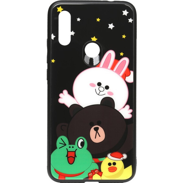 

Чехол-накладка TOTO Cartoon Print Glass Case Xiaomi Redmi 7 Line friends all about (bz_F_93535)