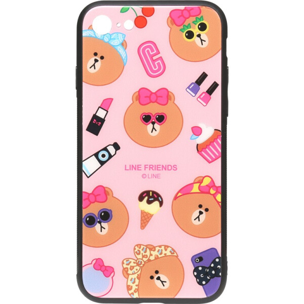 

Чехол-накладка TOTO Cartoon Print Glass Case Apple iPhone 7/8 Line friends Linc (bz_F_93545)