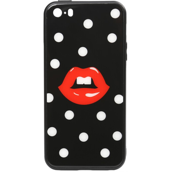 

Чехол-накладка TOTO Cartoon Print Glass Case Apple iPhone 5/5s/SE Red Lips (bz_F_93553)