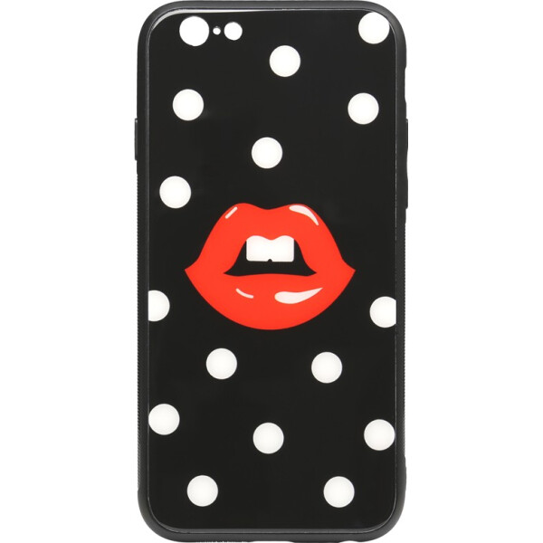 

Чехол-накладка TOTO Cartoon Print Glass Case Apple iPhone 6/6s Red Lips (bz_F_93555)