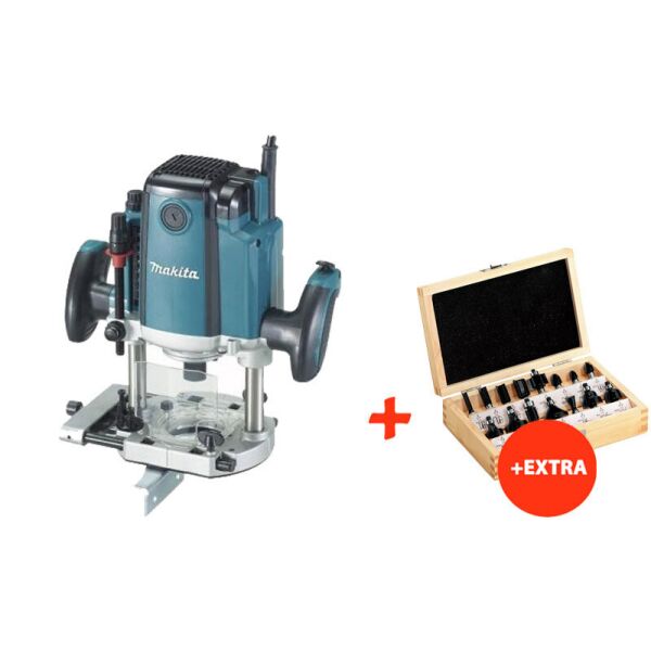 

Фрезер Makita RP1800FX + набор фрез (15 шт.) (RP1800FX2)