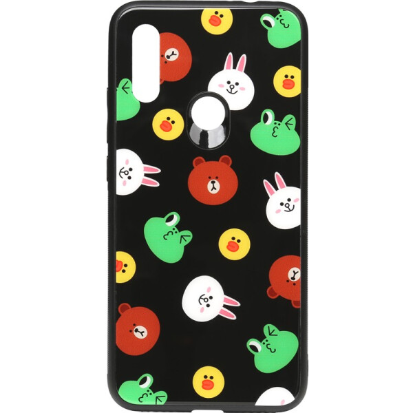 

Чехол-накладка TOTO Cartoon Print Glass Case Xiaomi Redmi 7 Line friends Black (bz_F_93602)
