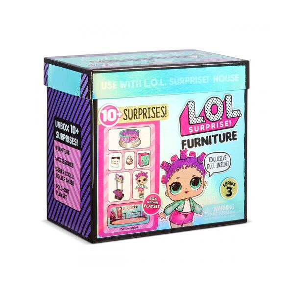 

Игровой набор с куклой L.O.L. Surprise! серии Furniture S2 - Роллердром Роллер-Леди (567103)