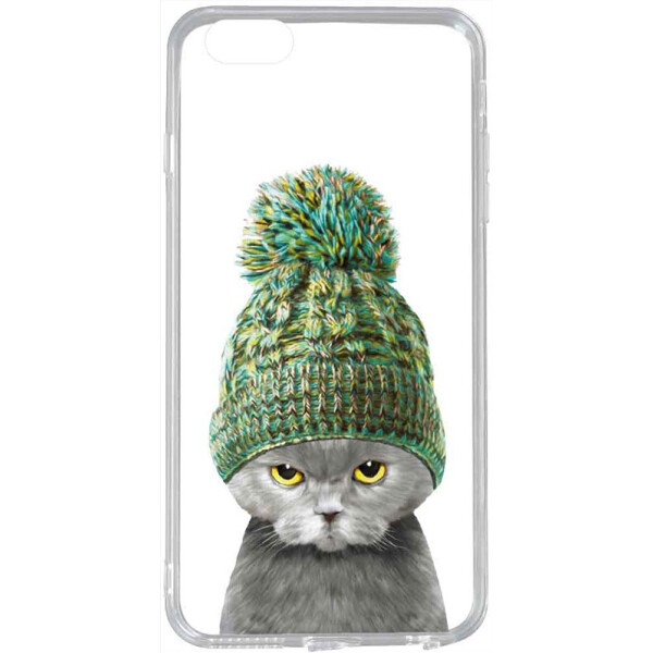 

Чехол-накладка TOTO Acrylic+TPU Print Case Apple iPhone 6/6s #7 Cat In Hat Transparent (bz_F_94674)