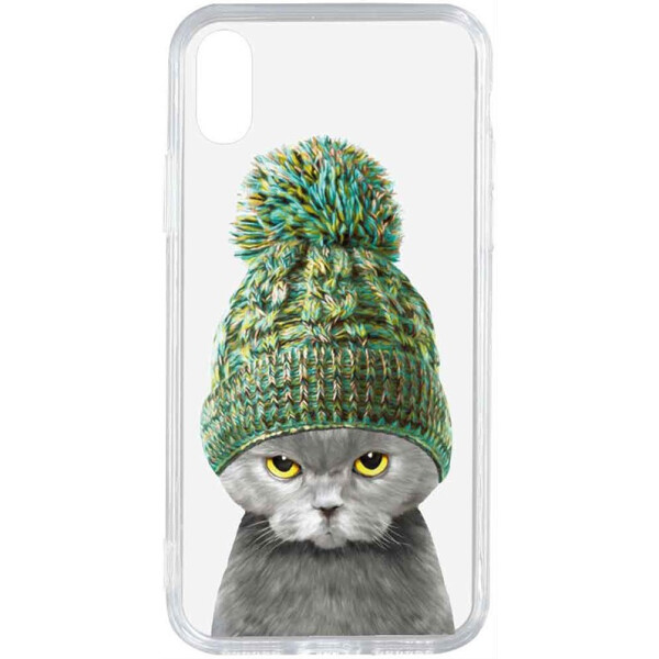 

Чехол-накладка TOTO Acrylic+TPU Print Case Apple iPhone X/Xs #7 Cat In Hat Transparent (bz_F_94834)