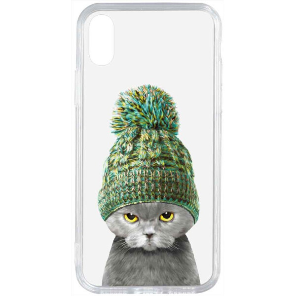 

Чехол-накладка TOTO Acrylic+TPU Print Case Apple iPhone Xs Max #7 Cat In Hat Transparent (bz_F_94914)