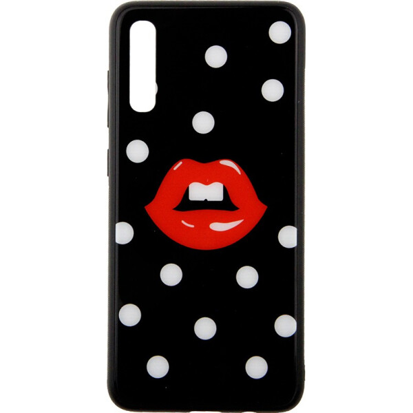 

Чехол-накладка TOTO Cartoon Print Glass Case Samsung Galaxy A70 Red Lips (bz_F_93578)