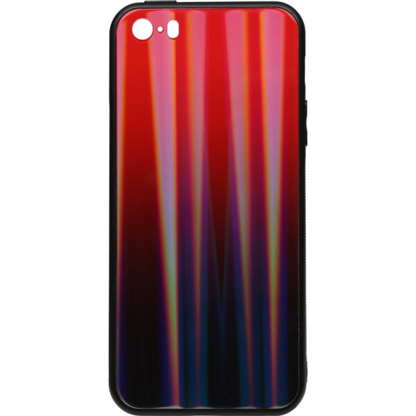 

Чехол-накладка TOTO Aurora Print Glass Case Apple iPhone 5/5s/SE Red (bz_F_95816)
