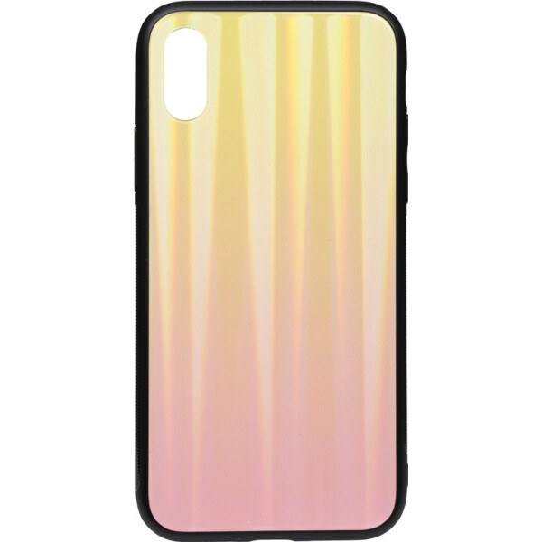 

Чехол-накладка TOTO Aurora Print Glass Case Apple iPhone Xs Max Pink (bz_F_95846)