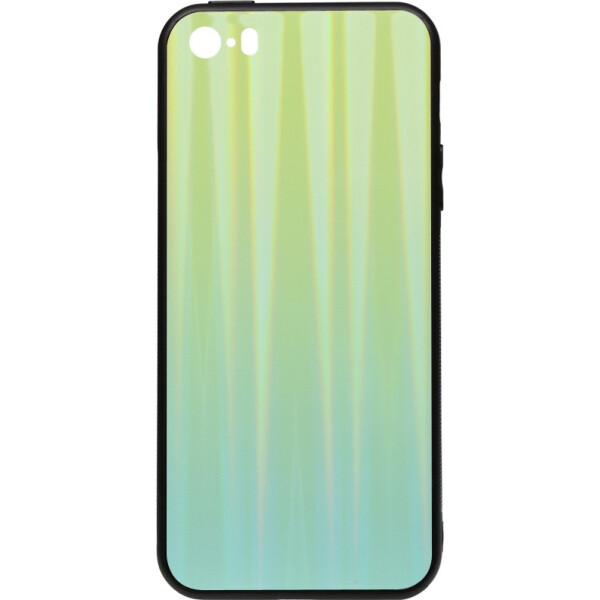 

Чехол-накладка TOTO Aurora Print Glass Case Apple iPhone 5/5s/SE Green (bz_F_95884)