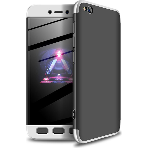 

Чехол-накладка GKK 3 in 1 Hard PC Case Xiaomi Redmi Go Silver/Black (bz_F_98032)
