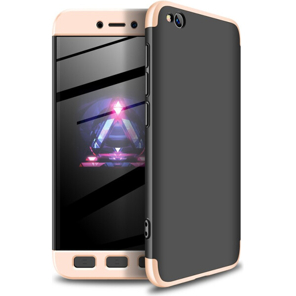 

Чехол-накладка GKK 3 in 1 Hard PC Case Xiaomi Redmi Go Gold/Black (bz_F_98036)