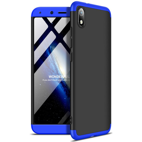 

Чехол-накладка GKK 3 in 1 Hard PC Case Xiaomi Redmi 7A Blue/Black (bz_F_98047)