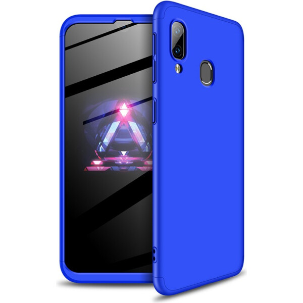 

Чехол-накладка GKK 3 in 1 Hard PC Case Samsung Galaxy A40 Blue (bz_F_98066)