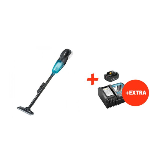 

Аккумуляторный пылесос Makita DCL180ZB+быстрозарядное ЗУ+акк.18V 5 Ah