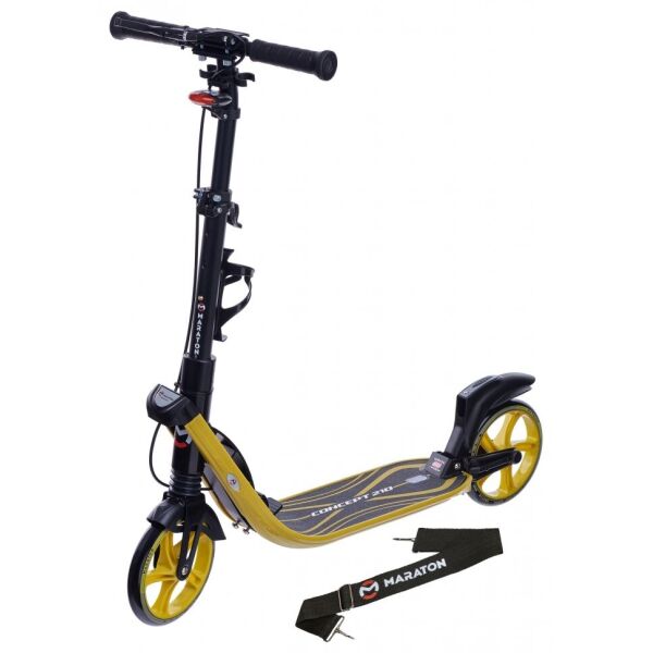 

Самокат двухколесный Maraton Concept 210 c ручным тормозом Желтый (GS07294)