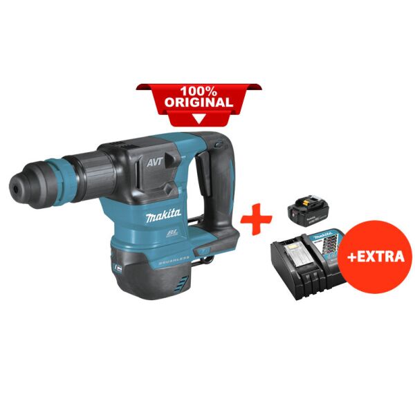 

Аккумуляторный отбойный молоток Makita DHK180Z+акк.18V 5 Ah+быстрозарядное ЗУ (DHK180RT)