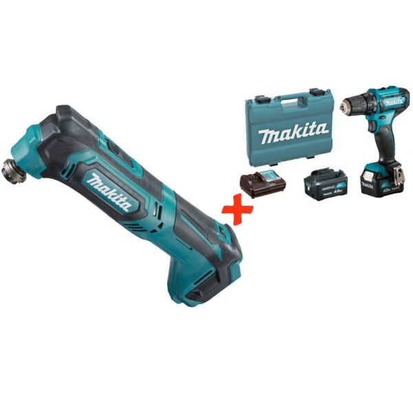 

Аккумуляторный многофункциональный инструмент Makita TM30DZ + акк шуруповерт DF333DWME + 2 акб 12 V 4 Ah + з/у + кейс
