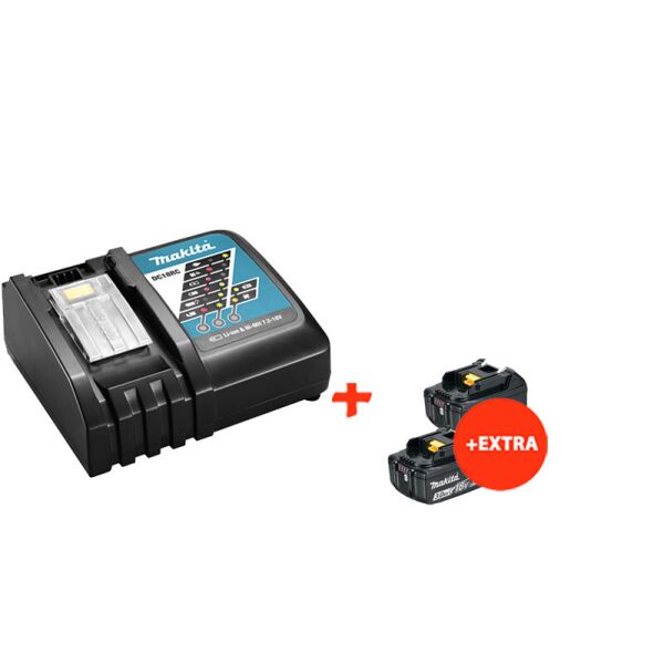 

Быстрозарядное устройство Makita DC18RC+2 акк 18V 3 Ah (DLXMUA182RC)