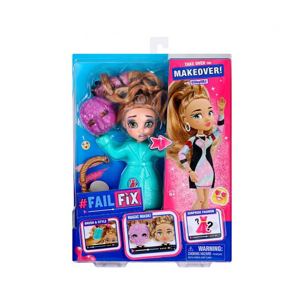 

Игровой набор с куклой FailFix Total Makeover Диджейка (12802)