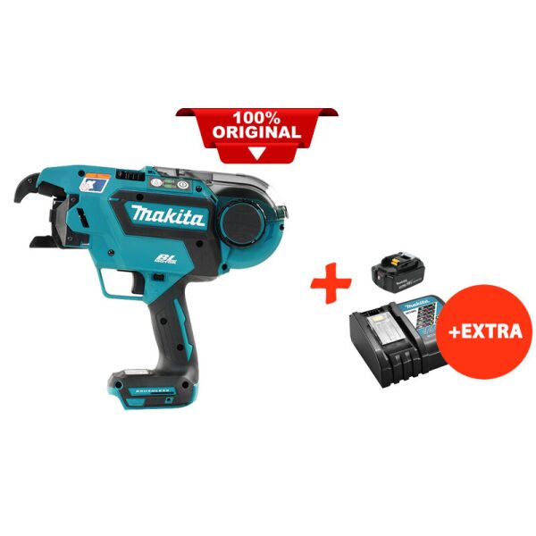 

Пистолет для вязки арматуры MAKITA DTR180ZK+акк.18V 5 Ah+быстрозарядное ЗУ+кейс (DTR180RT)
