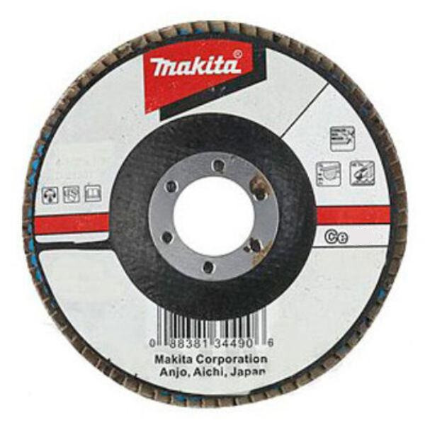 

Лепестковый диск для нержавейки Makita 115 мм K120 плоский (D-28488)