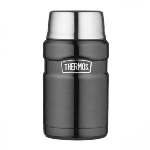 

Термос Thermos Stainless King Food Flask, Gun Metal 710 ml (173034)