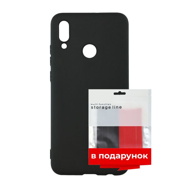 

Чехол силиконовый ARS для Huawei P Smart 2019 Black + органайзер в подарок (ARS53972)
